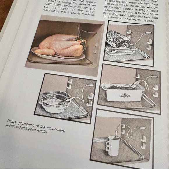Vintage 1981 Kenmore Microwave Cooking Spiral Recipes Tips Charts Cookbook Sears - Picture 6 of 8